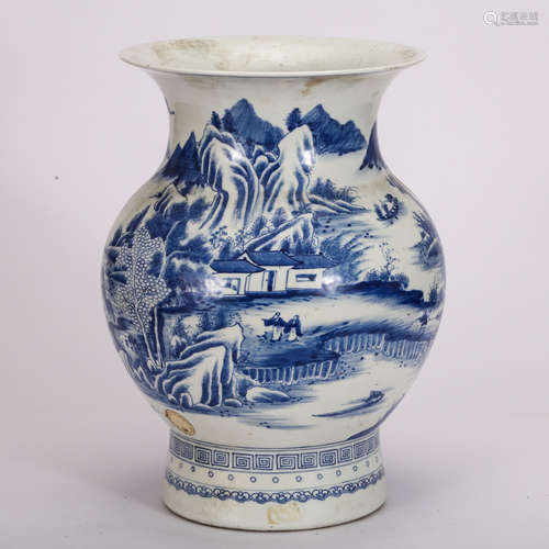 CHINESE BLUE WHITE PORCELAIN VASE