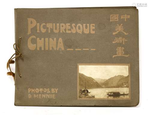 Donald Mennie, 'Picturesque China', early 20th century, a photograph album containing twenty-seven ...