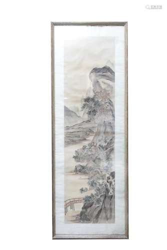 WEICHENG (CHINESE SCHOOL, 19TH CENTURY)Winter LandscapesA set of four, ink and colour on silkTwo
