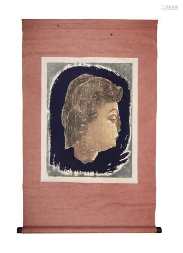 KIYOSHI SAITO (1907 - 1997)Venus Woodblock, 55.5 x 43cm