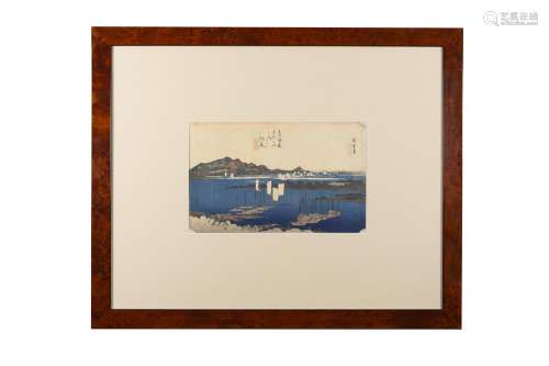 UTAGAWA HIROSHIGE (19TH CENTURY)Views from the 53 stations of TōkaidōWoodblock prints, A set of