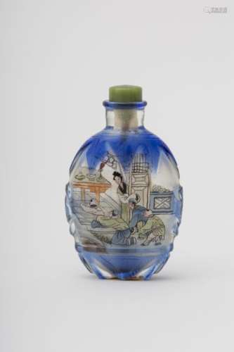Oblong snuff bottle China, Qing dynasty, 19th cent...