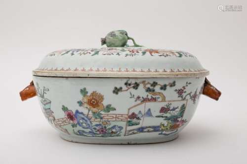 Oblong soup tureen China, East India Company, 17th...