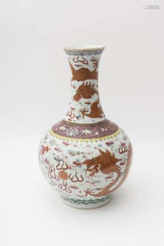 Rotund baluster vase China, Qing dynasty, 19th cen...