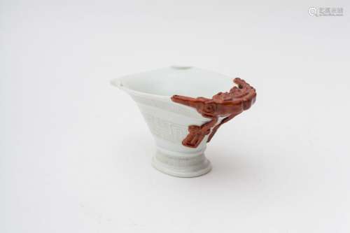 Dehua libation cup China, antique work White Dehu...