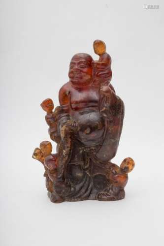 Amber Buddha China, Qing dynasty, 19th century Ac...