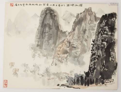 20th century Chinese school Calligraphy collection...