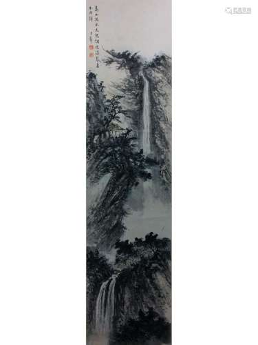 Chinese painting, hand painted scroll,