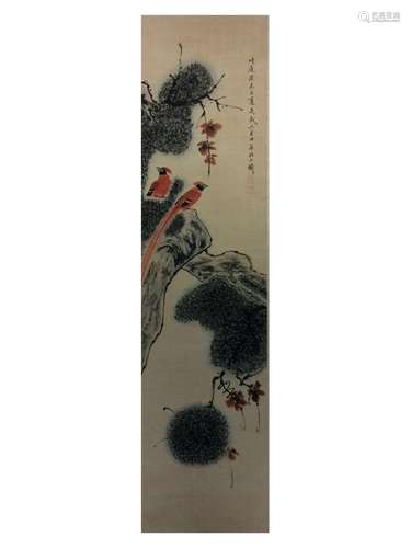 Chinese painting, hand painted scroll,