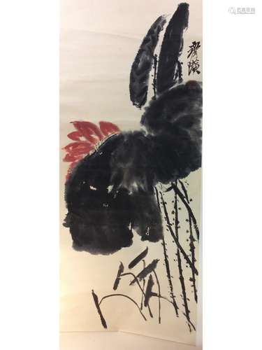 Chinese painting hanging scroll