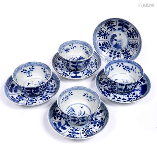 Collection of porcelain Chinese, 18th/19th Century to include four bowls and five plates,