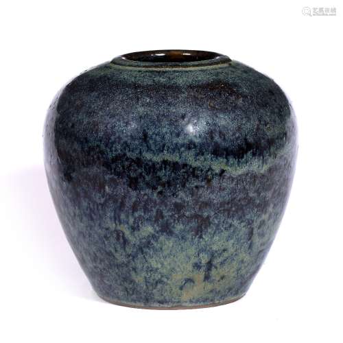 Jun ware vase Chinese, late 19th/early 20th Century with commendation mark 26cm high