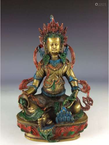 Chinese buddha statue in Tibetan style
