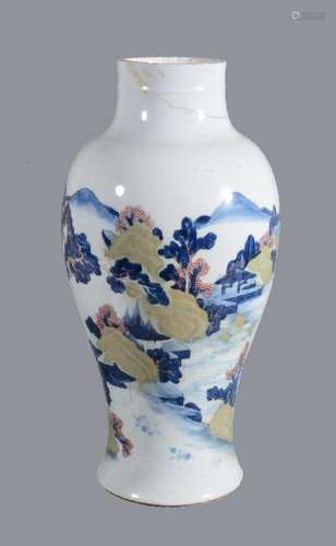 A Chinese underglaze-blue