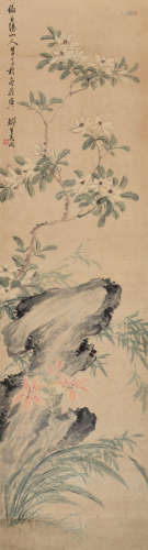 奚冈（1746～1803） 仿白阳山人笔 立轴 设色纸本