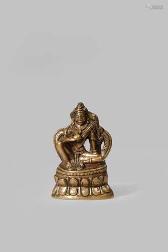 A RARE TIBETAN PALA-STYLE BRONZE FIGURE OF TARA