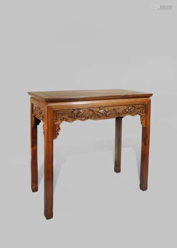 A CHINESE HARDWOOD TABLE