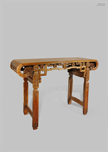 A CHINESE HARDWOOD TABLE