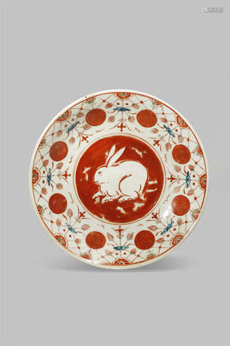 A RARE CHINESE 'SWATOW' 'HARE' DISH