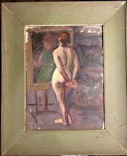 Nude Study, American, Unsigned c. 1920's