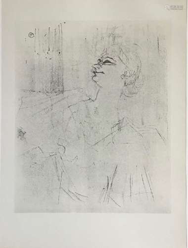 Yvette Gilbert, A Menilmontant du Bruand, After Toulouse-Lautrec (1864-1901),