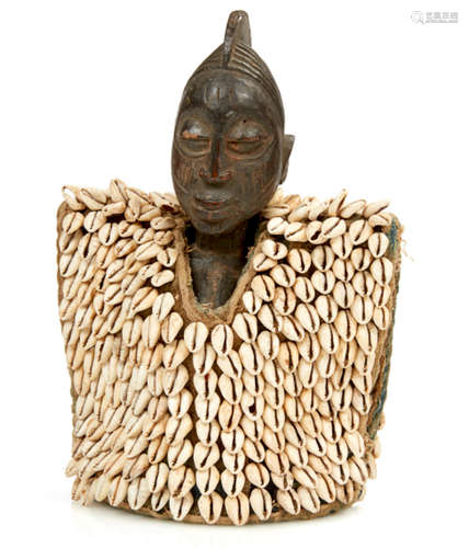 Yoruba Ibeji with Cowrie Shell Cloak