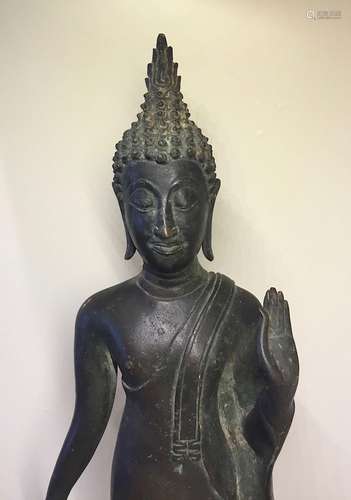 Buddha, Bronze, Thailand, 19th Century or Earlier