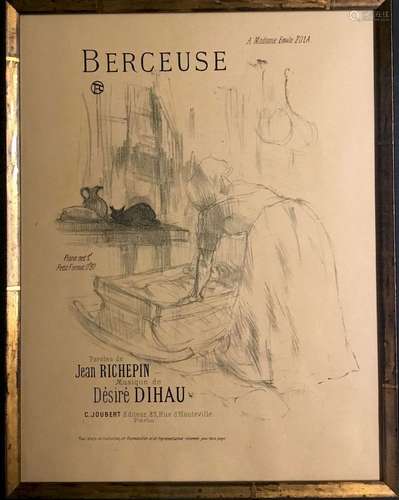 Lithograph, Bercuese, Henri Toulouse-Lautrec