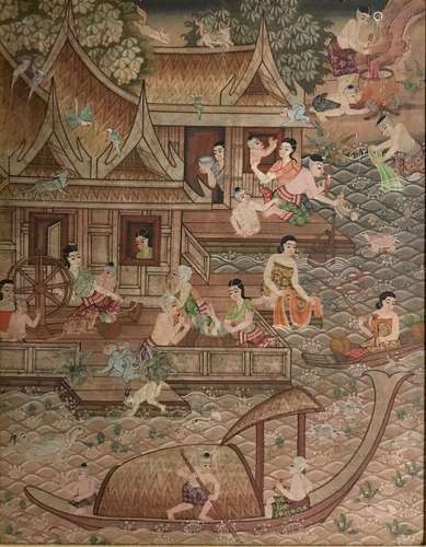 Thai Narrative Painting, 19/20th Century