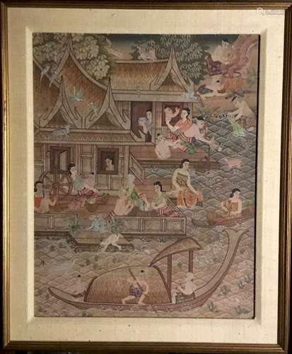 Thai Narrative Painting, 19/20th Century