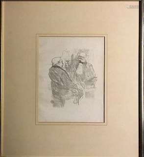 Lithograph, Georges Clemenceau et Loculista Mayer,