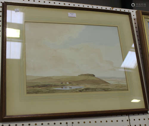 Walter Robert Stewart Acton - Chanctonbury Ring, and Downland Landscape, a pair of 20th century