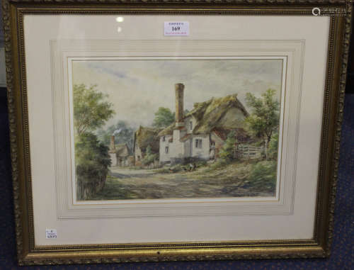 Edward A. Swan - 'Minehead, Somersetshire', late 20th century watercolour, signed and titled, 23cm x