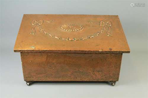 A Copper Bible Box.