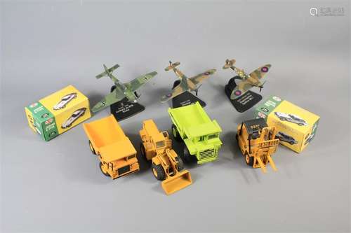 Miscellaneous Die-Cast Scale Model Cars and Aeroplanes