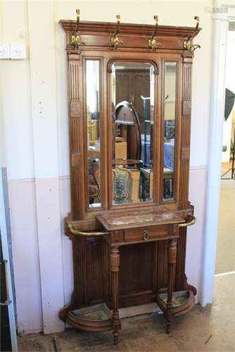 A French Coat Rack and Umbrella Stand