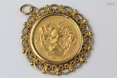 A Victorian Full Gold Sovereign