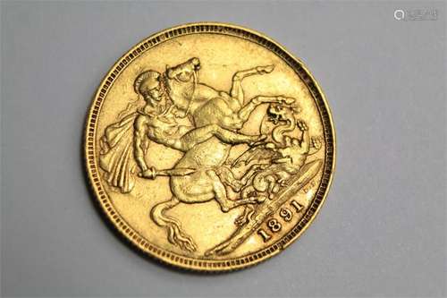 A Victorian Full Gold Sovereign