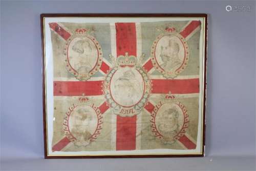 An Antique Queen Victoria Diamond Jubilee Flag