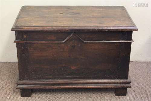 An Antique Continental Oak Coffer