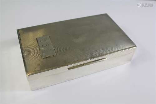 A Silver Cigarette Box