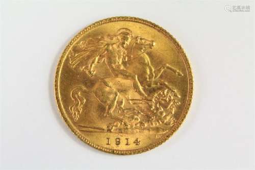 George V Gold Half Sovereign