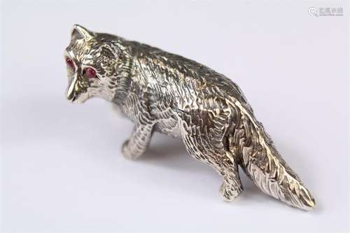 A Sterling Silver Fox