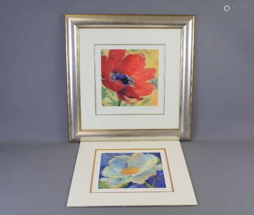 H K Whatmore, a Pair of Floral Limited Edition Prints