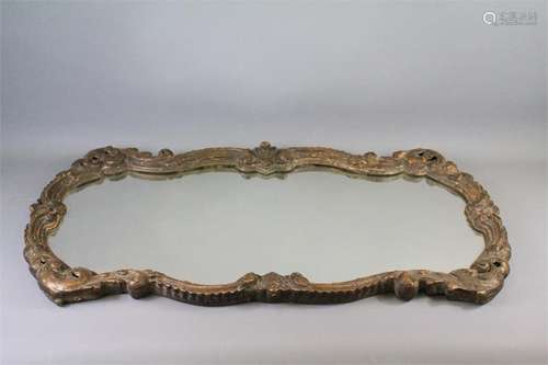 An Antique Ornate French Mirror