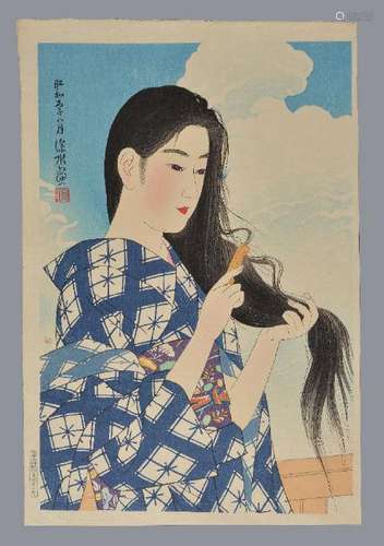 Ito Shinsui (1898-1972): A Woodblock Print entitled