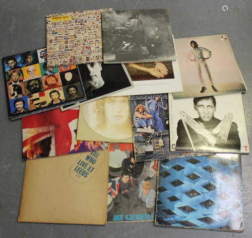 A collection of LP records, including albums by The Who, The Kinks and Pink Floyd.Buyer’s Premium