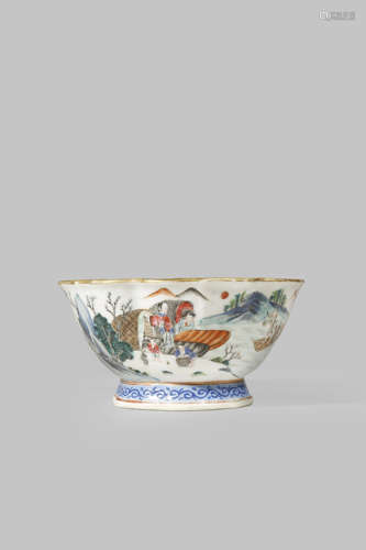 A CHINESE FAMILLE ROSE BOWL