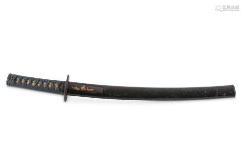 A SMALL WAKIZASHI. Edo period. The blade of shinog