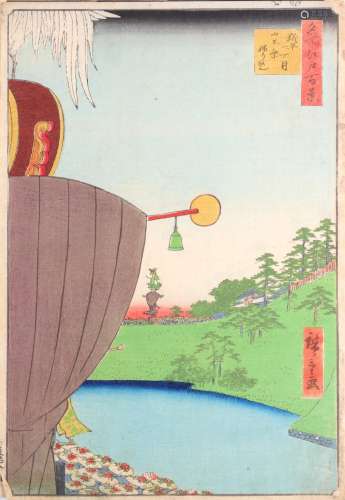 UTAGAWA HIROSHIGE (1797 - 1858). A woodblock print
